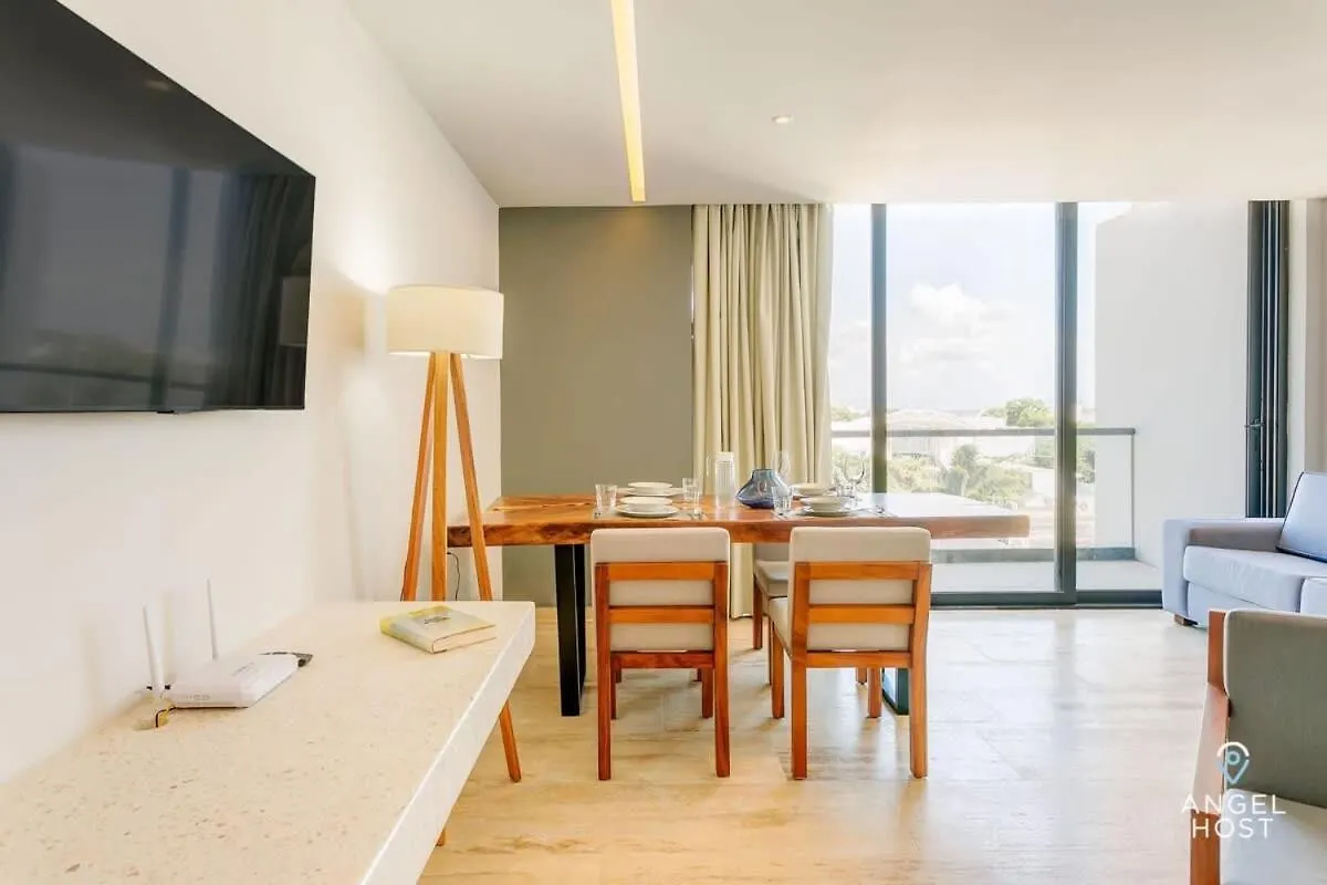 New Downtown Stay With Oceanview Roof Pool And Gym Plus Cafe Playa del Carmen Mexico